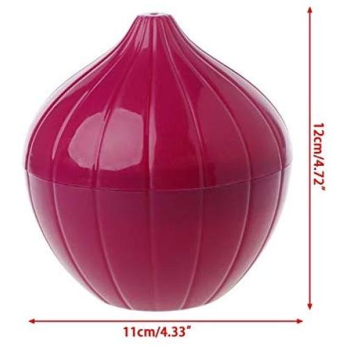 Garlic Storage - Onion Garlic Container Food Holder Unique Bulb Shaped Fresh Storage Saver Kitchen
