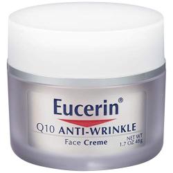 Eucerin Q10 Anti-Wrinkle Face Cream - Fragrance Free, Moisturizes for Softer Smoother Skin - 1.7 Ounce (Pack of 1)