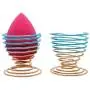 JUSTDOLIFE 3PCS Beauty Sponge Holder Creative Swirl Blender Holder Cosmetic Sponge Stand