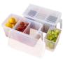 MAYROUND luftdichte Lebensmittelbehälter Sets, Kosmetikschränke Schreibtisch Aufbewahrungsbehälter mit Deckeln für Reis Lebensmittel Obst Eier Snacks Kosmetik für Schlafzimmer, Esszimmer, Küche 2 Stück/Set