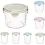 Cold Rain Buckle PP Sealed Food Container Transparent Cereal Round Storage Jar Holders Kitchen Clear Seasoning Containers New,NO.5 Cold Rain Buckle PP Sealed Food Container Transparent Cereal Round Storage Jar Holders Kitchen Clear Seasoning Containers New,NO.5
