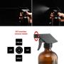 Glass Spray Bottle, SXUDA Amber Glass Spray Bottles Set Roller Bottles for Essential Oils, Cleaning Products or Aromatherapy (16OZ, 8OZ, 4OZ, 2OZ, 2OZ Dropper Bottle) x 2, 10 ml Roller Bottle x 4