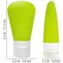 Ensemble de contenants de voyage SHANY Ultimate Jetsetter - Flacons réutilisables en silicone approuvés TSA - Pack de 5 Ensemble de contenants de voyage SHANY Ultimate Jetsetter - Flacons réutilisables en silicone approuvés TSA - Pack de 5