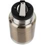 Insulated Food Thermos & Meal Container with Collapsible Spoon (16 oz.) Stainless-Steel Food Jar Hot and Cold Storage | Soup, Coffee, Water, Liquids | Airtight, Leakproof Seal,Gold