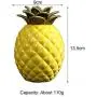 KUKI Cute Pineapple Shape Ceramic Portable Travel Tea Seal Canister Jar Storage/Tea Containers/Tea Pot/Tea Candy/Coffee Bean Storage/Business Wedding Gifts (Yellow) KUKI Cute Pineapple Shape Ceramic Portable Travel Tea Seal Canister Jar Storage/Tea Containers/Tea Pot/Tea Candy/Coffee Bean Storage/Business Wedding Gifts (Yellow)