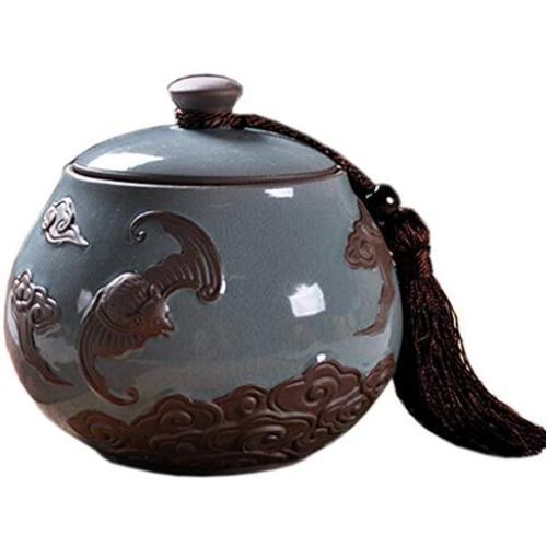 Kylin Express Candy/Snack Pot Tea Coffee Storage Jar Chinese Tea Container 900 ML