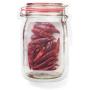 Kasuki Mason Jar Shaped Food Container Plastic Bag Portable Household Clear Zipper Sealed Zip-Lock Reclosable Storage Bag - (Color: 4 pcs)