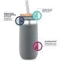 Ello Devon Glass Tumbler with Silicone Sleeve