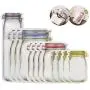 Sac de rangement XKSIKjians, 10/12 Pièces en Forme de Pot, Sac Zippé Réutilisable pour Conserves, Sacs pour Snacks, Fruits, Sandwichs, Organiseur de Rangement – 10 Pièces Sac de rangement XKSIKjians, 10/12 Pièces en Forme de Pot, Sac Zippé Réutilisable pour Conserves, Sacs pour Snacks, Fruits, Sandwichs, Organiseur de Rangement – 10 Pièces