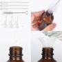 Glass Spray Bottles, ESARORA 12 Pack 2oz Amber Glass Spray Bottle Set Fit for Essential Oils - Cleaning Products - Aromatherapy