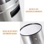 Food Storage Containers Jar 304 Stainless Steel with Lids Airtight Bpa Free Large, Cookie Jar Cereal Coffee Storage Containers Jar for Kitchen Pantry Organization Canister Candy Bulk, 10L