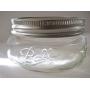 Mason Ball Jar-8 oz. Wide Mouth Squatty Collection Elite Series-Set of 4