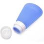 Portable 3-layer Leakproof Silicon Soft Travel Bottle Sets(8PCS) With Cosmetic Containers(10mL) and Toothbrush Cover for Shampoo,Toiletries,Lotion,Conditioner-Carry-on TSA Airline approved