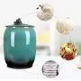 Food Savers & Storage Containers Rice Crock Kimchi Cylinder Storage Cylinder Retro Candy Can Pickle Jar Cereal Box Food Container Ceramic Lunch Box Kitchen Seal Flour Can Water Tank Storage Rice Jar F