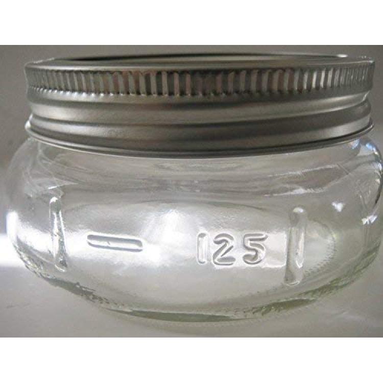 Ball® Wide Mouth Glass Canning Jars - 8 oz