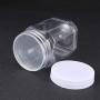 Hemoton 8pcs Plastic Jars Storage Containers Cereal Dry Food Storage Container Airtight Leakproof Plastic Storage Bottle for Cereal Sugar Rice Snacks (360ml)