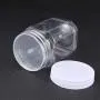 Hemoton 8pcs Plastic Jars Storage Containers Cereal Dry Food Storage Container Airtight Leakproof Plastic Storage Bottle for Cereal Sugar Rice Snacks (360ml)