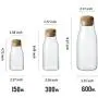 Bocal Transparent en Verre 50ml avec Bouchon en Épingle pour Stockage de Produits Alimentaires (Lait, Noix, Céréales) Bocal Transparent en Verre 50ml avec Bouchon en Épingle pour Stockage de Produits Alimentaires (Lait, Noix, Céréales)