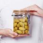 | Storage Bottles & Jars | Storage Bottles Glass Container With Lid For Spices Confectioner Food Sundries Tea Coffee Sugar Sealed Kitchen Mason Jar | by HUDITOOLS | 1 PCs