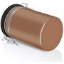 Coffee Container Large Airtight Stainless Steel Tea Storage Chests Kitchen Canister Coffee Powder Organizer Cans Tea Caddy Tool,Black