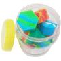 Silikone Behälter 15er Set 26ml Honigduftbehälter, Sortierte Behälter für Dab Concentrate, Wachs, Öl, Lagergläser (10)