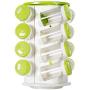 Mini Spice Jars Rotating seasoning jar porous seasoning bottle holder