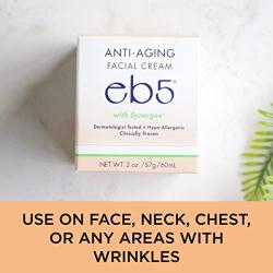 eb5 Classic Anti-Aging Facial Cream with Synergex, Clinically Proven Hypo-Allergenic Anti-Wrinkle Relief, 2 oz