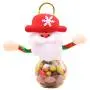 Süßes Weihnachts-Candy-Behälter Weihnachtsdeko Weihnachtsgeschenk Weihnachtselfe Schlumpf Schneemann Süßigkeiten Lebensmittelbehälter Niedlich und Einzigartig Candy Jars (A)