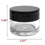6PCS 30ml Airtight Acrylic Round Transparent Jars With Black Lids For Face Creams Make Up Cosmetics Lip Balms Samples Ointments Beauty Skin Care Products 6PCS 30ml Airtight Acrylic Round Transparent Jars With Black Lids For Face Creams Make Up Cosmetics Lip Balms Samples Ointments Beauty Skin Care Products