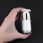 Airless Pump Bottle, Yebeauty Small Empty Pump Botte for Travel Reusable- 2 Pack, 15ml