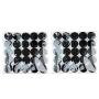 50 Jars Beauticom 3 Grams / 3ml Premium Quality Round Clear Jar with Lid for Cosmetics, Lotion, Cream, Make Up, Bead, Charm, Rhinestone, Accessories and Much More! (Black Lid)