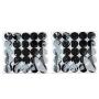 (50 Pcs) Beauticom 3G/3ML Round Clear Jars with Black Lids for Pills, Medication, Ointments and Other Beauty and Health Aids - BPA Free