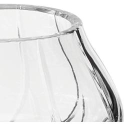 Crystaljulia Bonboniere with Porcelain Lid, Lead Crystal, Transparent, 13.5 cm