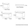 Portable Travel Tea Caddy Mini Metal Iron Box Tea Set Accessories Sealed Boxes Storage Jars Container Jewelry Organizer,Black-M