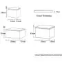 Coffret de rangement portable pour thé en métal fer, boîte miniature, accessoires pour thé, contenants scellés, rangement, pots, organiseur pour bijoux, noir. Coffret de rangement portable pour thé en métal fer, boîte miniature, accessoires pour thé, contenants scellés, rangement, pots, organiseur pour bijoux, noir.