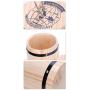 Wooden Coffee Bean Container Canister Storage Jars for Beans Cocoa Nuts and Tea Home Decorations, 10L
