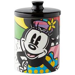 Enesco 6004976 Disney by Britto Minnie Mouse Cookie Jar Canister, 7.25 Inch, Multicolor