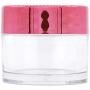 Beauticom 7 Gram / 7 ML Thick Wall Round Leak Proof Clear Acrylic Jars for Beauty, Cream, Cosmetics, Salves, Scrubs (24 Pieces Bottom Clear Base + 24 Pieces Lids, Metallic Rose Pink Gold)