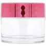 Beauticom 7 Gram / 7 ML Thick Wall Round Leak Proof Clear Acrylic Jars for Beauty, Cream, Cosmetics, Salves, Scrubs (24 Pieces Bottom Clear Base + 24 Pieces Lids, Metallic Rose Pink Gold)