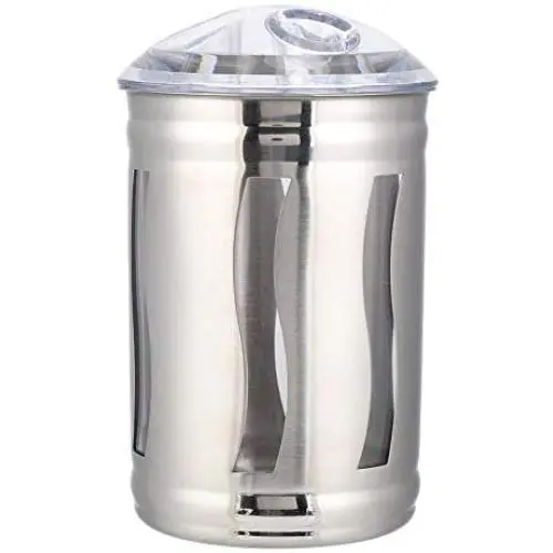 Liukouu Canister Tea, Stainless Steel Visible Coffee Storage Jar Container for Household Use Liukouu Canister Tea, Stainless Steel Visible Coffee Storage Jar Container for Household Use