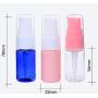 6Pcs 10ml/0.34oz Portable Plastic Lotion Pump Bottle with Lid Empty Refillable Press Bottle Travel Bottle Sample Storage Container Dispenser Vials Jars Pots for Lotion Emulsion Essence (Clear)