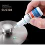 DUDDP Storage Spice lar set Stainless Steel Spice Jar Set Salt Sugar Seasoning Box Spice Container Condiment Pot Cruet Bottle Kitchen Cooking Tool