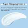 LAPCOS Aqua Spa Sleeping Cream (3.38 Fl Oz) Oil-Free Korean Moisturizing Face Cream - Ultra Hydrating Anti-Aging Night Cream Mask to Brighten Skin and Smooth Fine Lines & Wrinkles
