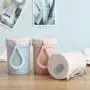 YBOBK Haus Kunststoff Reisstroh Trinkbecher, Leakproof, Mikrowellengeeignet, Kühlbox, Wiederverwendbar, Tragbar für unterwegs, mit Deckel für Joghurt, Milch, Cola (Beige)