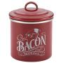 46948 Enamel on Steel Bacon Grease Can/Bacon Grease Container - 4 Inch, Red (Pack of 2)