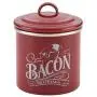 Boîte à graisse de bacon en émail sur acier - 4 pouces, rouge (Pack de 2) Boîte à graisse de bacon en émail sur acier - 4 pouces, rouge (Pack de 2)