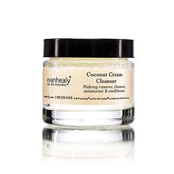 evanhealy Coconut Cream Facial Cleanser | Organic Skin Care Virgin Coconut Cleanser & Makeup Remover Oil | Moisturizing Face Wash Balm