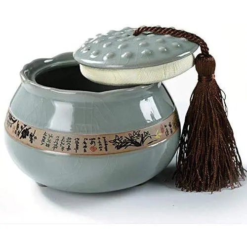 LILUN6 Keramik Tee Set, Teekanne, Essensbehälter, Mini Teekanne, Traditionelle Teekanne, Tragbarer, abgedichteter Aufbewahrungsbehälter, Kann Tee, Honig, Samen, Kaffee aufbewahren