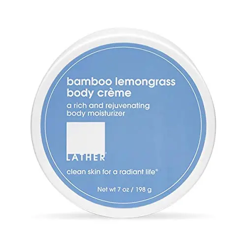 LATHER Bamboo Lemongrass Body Crème, 7 Ounce - Rich, Rejuvenating Body Lotion with Shea Butter LATHER Bamboo Lemongrass Body Crème, 7 Ounce - Rich, Rejuvenating Body Lotion with Shea Butter