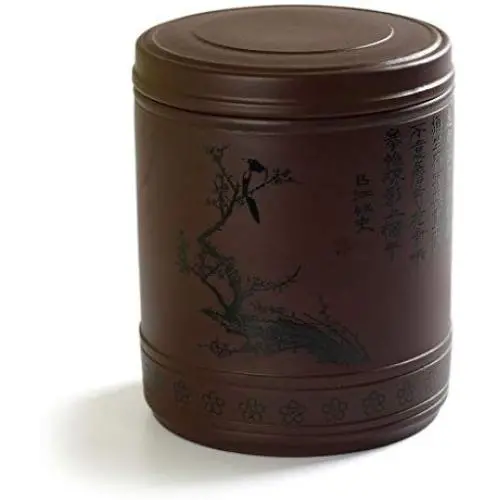 Bouteille de stockage à thé en argile ZiSha en céramique YiXing chinoise de 750ml Bouteille de stockage à thé en argile ZiSha en céramique YiXing chinoise de 750ml